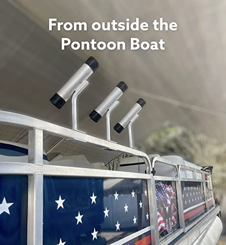 12" Pair of Pontoon Boat Fishing Rod Holder