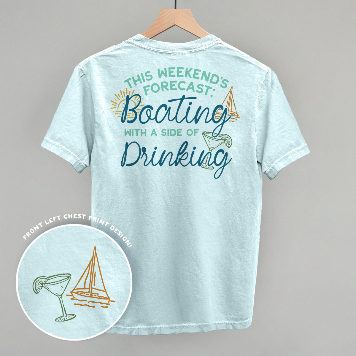 Weekend Forecast- Boating and Drinking (Back Print)