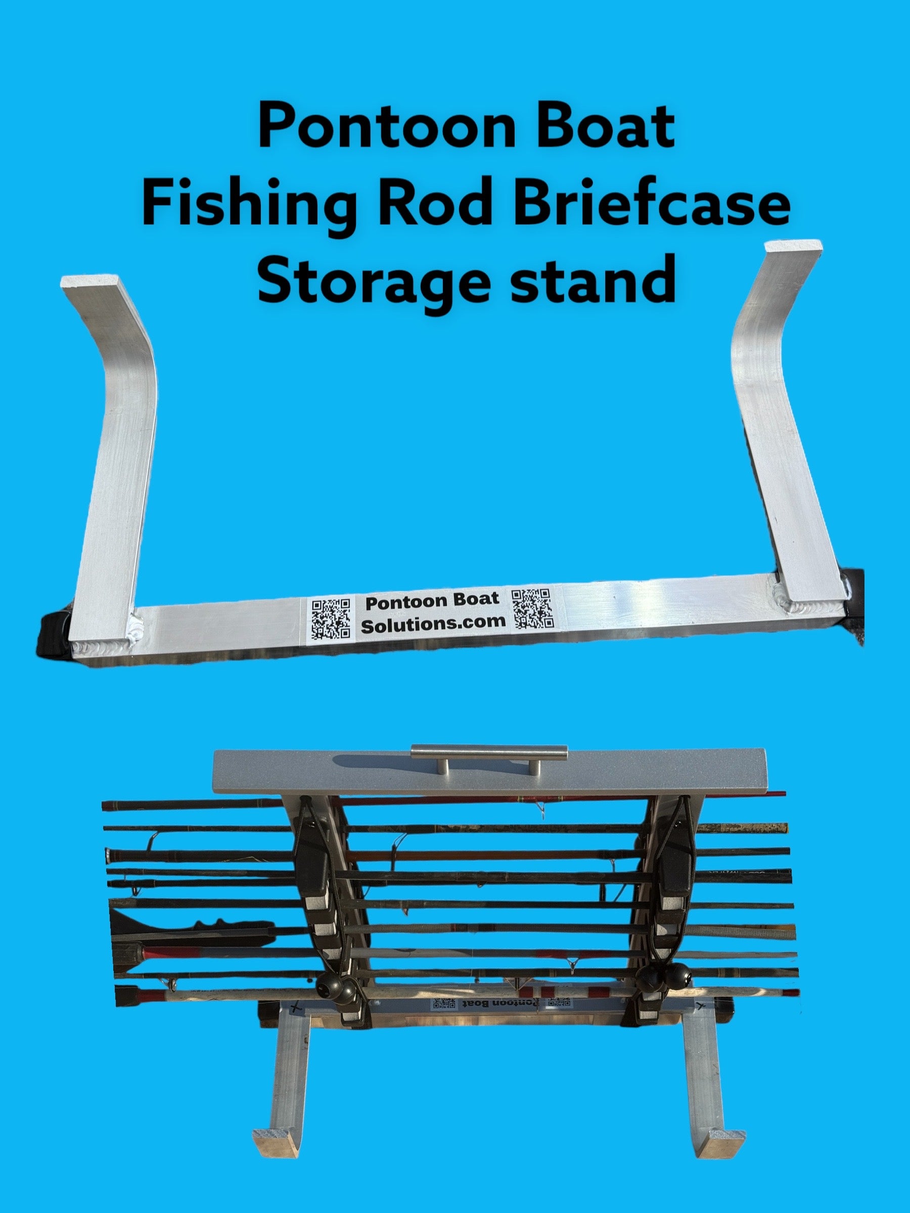 Pontoon Boat 6 Fishing Rod Briefcase