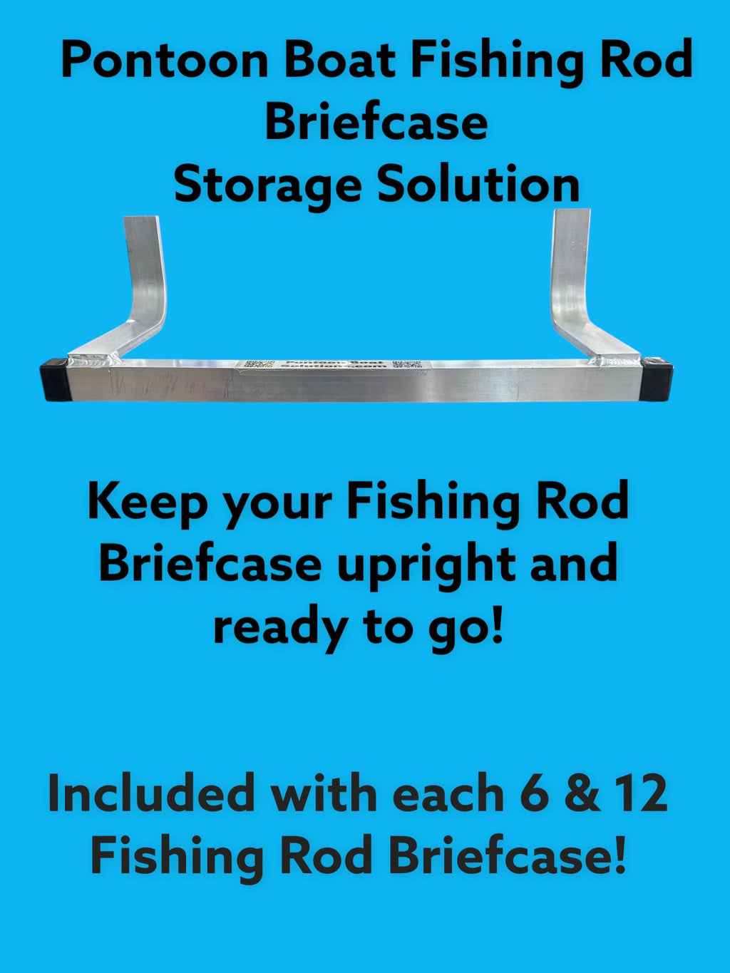 Pontoon Boat 6 Fishing Rod Briefcase