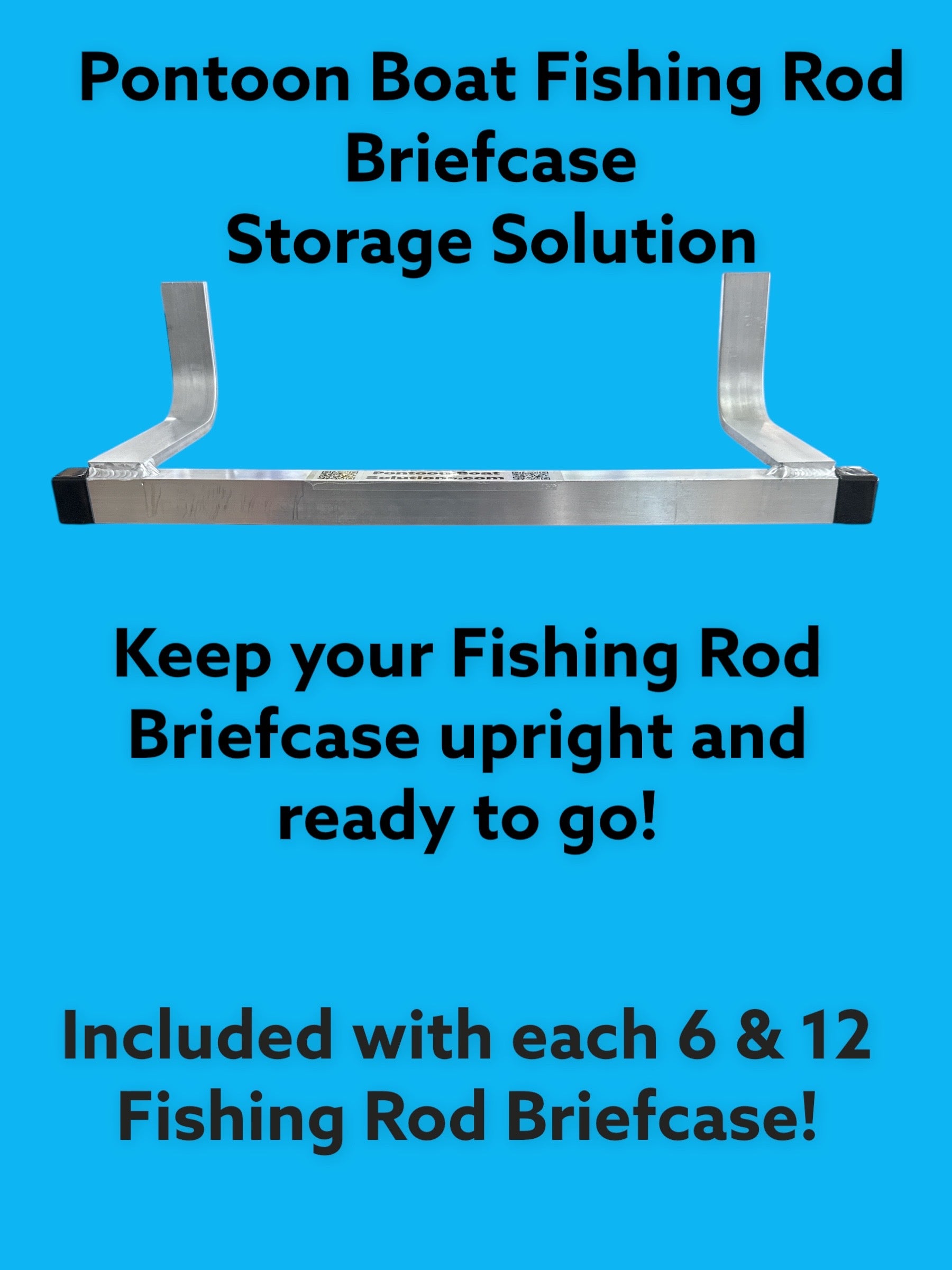 Pontoon Boat 6 Fishing Rod Briefcase