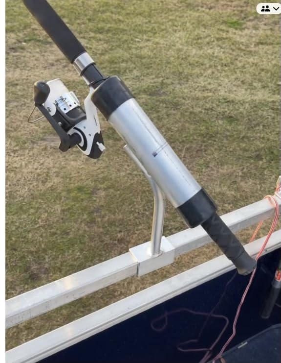 12" Pair of Pontoon Boat Fishing Rod Holder