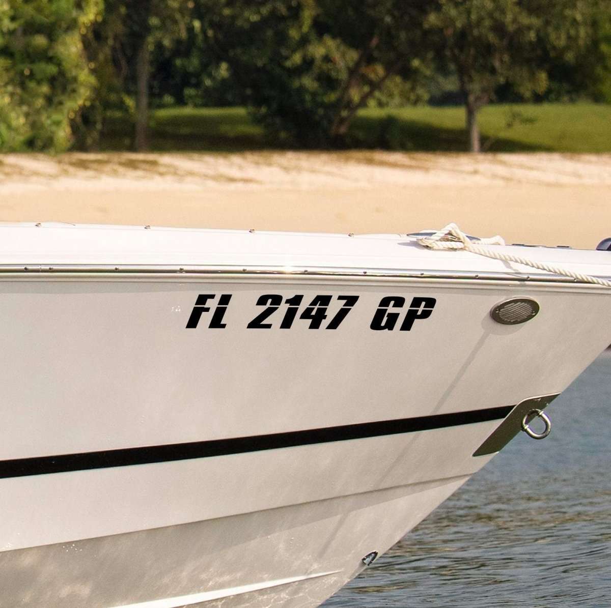 Custom Boat Registration Numbers (2-Pack)